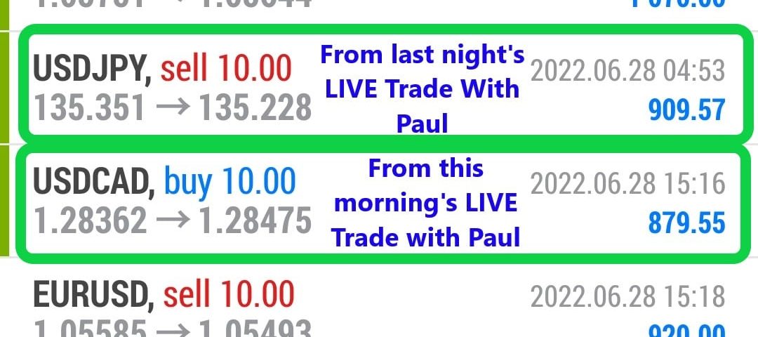 Today’s-Forex-Smart-Trade’s-Trade-Results