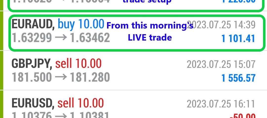 Today’s-Forex-Smart-Trade’s-Trade-Results
