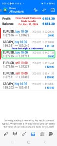 Today’s-Forex-Smart-Trade’s-Trade-Results