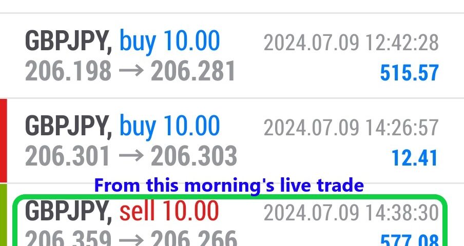 Today’s-Forex-Smart-Trade’s-Trade-Results