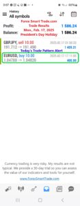 Today’s-Forex-Smart-Trade’s-Trade-Results
